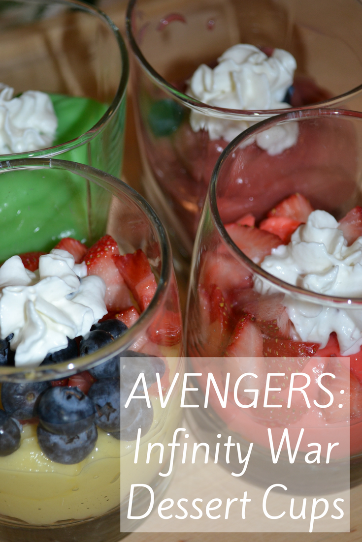 Avengers: Infinity War Dessert Cups #InfinityWar