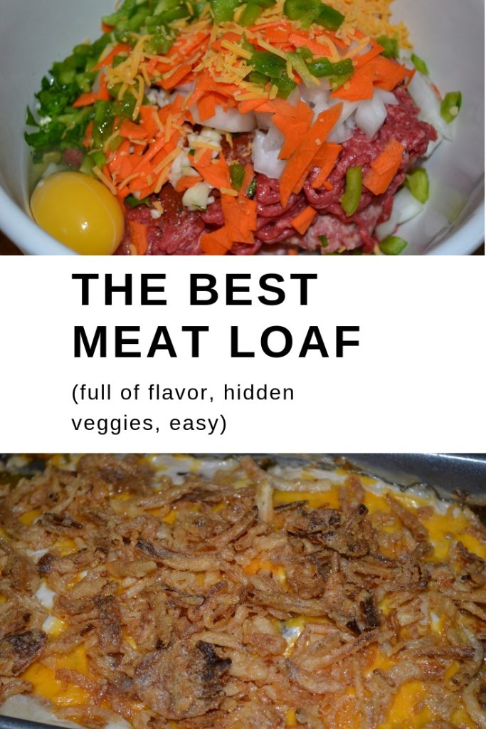 The best meat loaf recipe, that's full of flavor, hidden veggies and easy. 