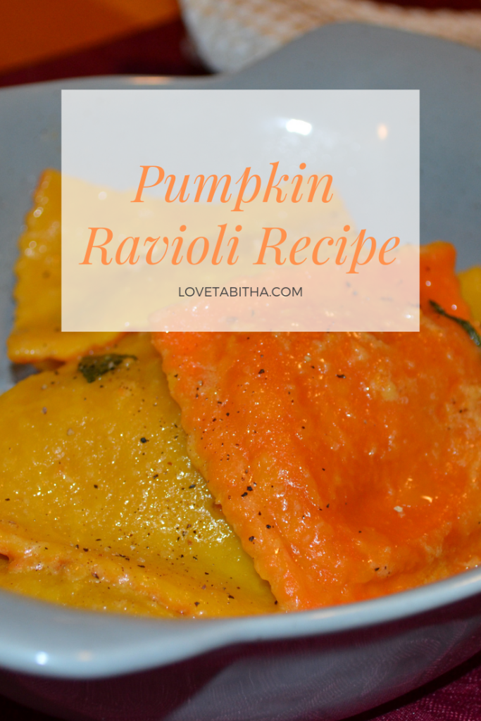 Pumpkin Ravioli Recipe that is perfect as a side or main. It's sweet and salty.