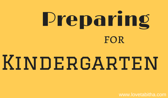 Preparing for Kindergarten