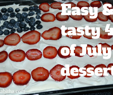 Easy and tasty 4th of July dessert! #recipe