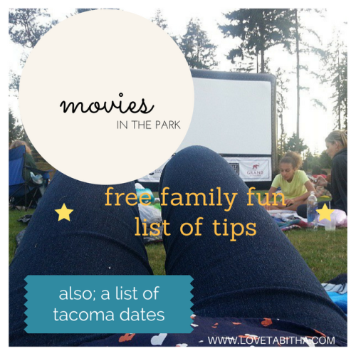 movies in the park tips