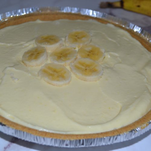 Recipe for an easy and quick banana cream pie