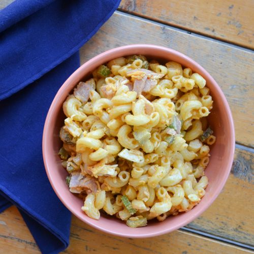 Every barbecue, picnic, potluck need this Macaroni Salad. It's easy to make and taste great!