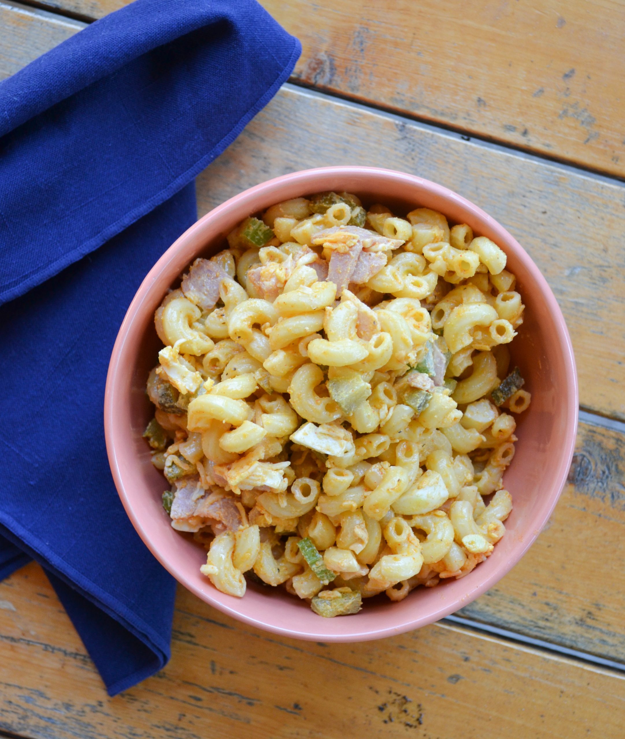 Every barbecue, picnic, potluck need this Macaroni Salad. It's easy to make and taste great!