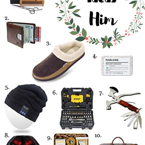10 Different Gifts Ideas for all the guys in your life.