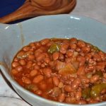 Recipe for the best baked beans! Made in the slow cooker.