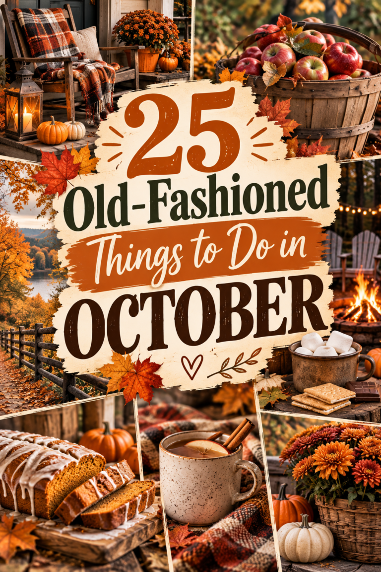 25 Old-Fashioned Things to Do in October