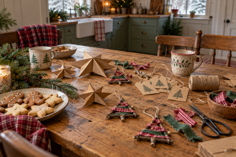 How to Host an Old-Fashioned Christmas Craft Night: Easy Crafts, Cozy Food & Simple Traditions